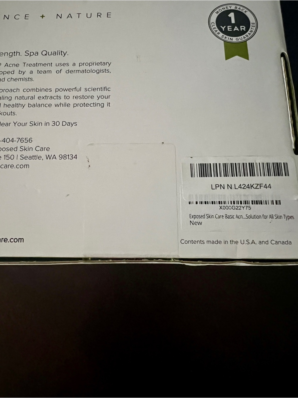 Clear Skin Routine Kit - White & Green - Picture 7 of 8